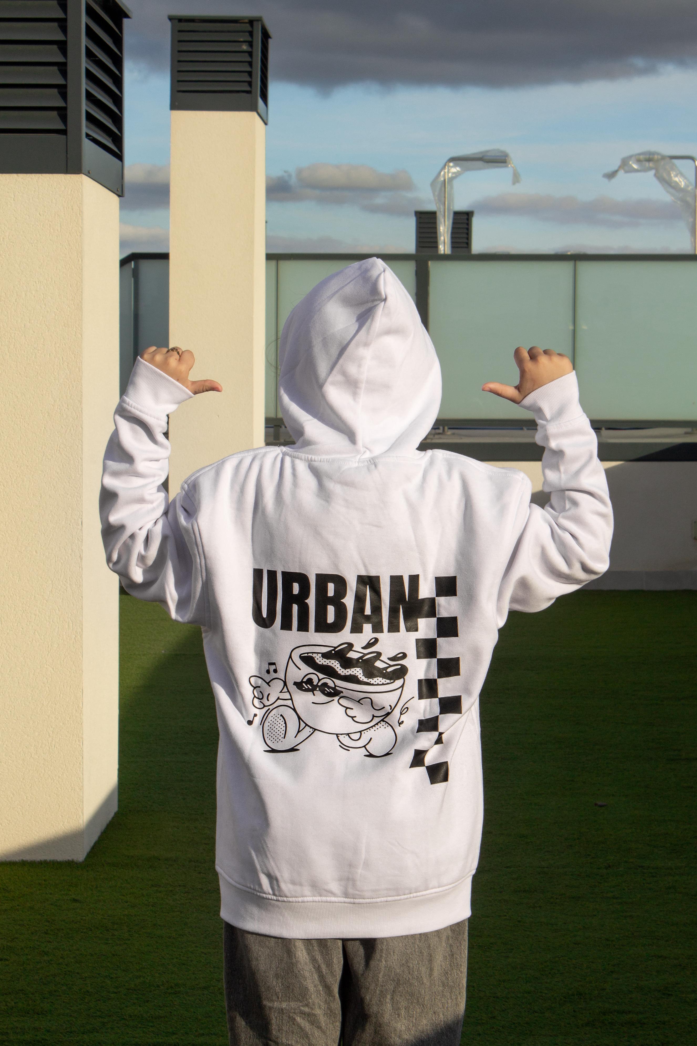 Sudadera Urban Blanca