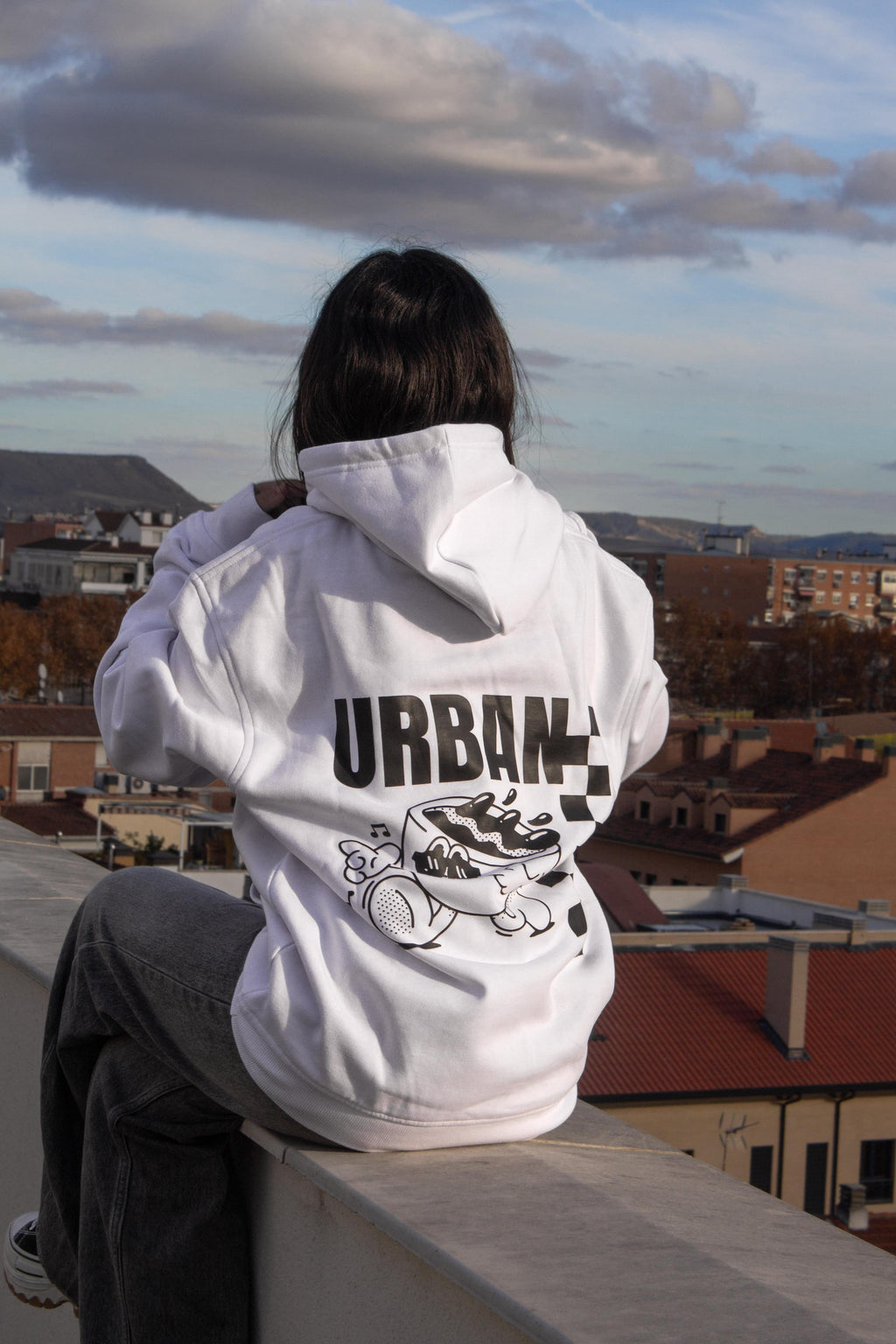 Sudadera Urban Blanca
