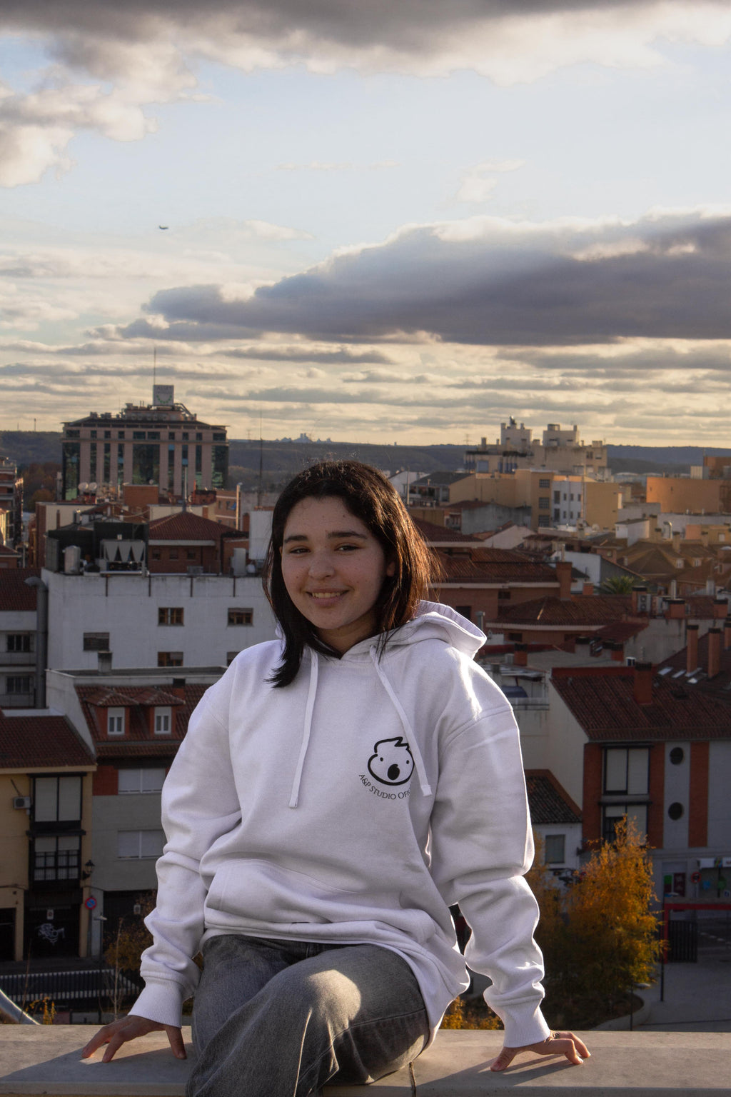 Sudadera Urban Blanca